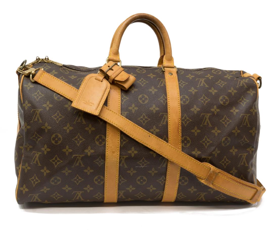 LOUIS VUITTON 'KEEPALL 45 BANDOULIERE' DUFFLE BAG (1 of 4)