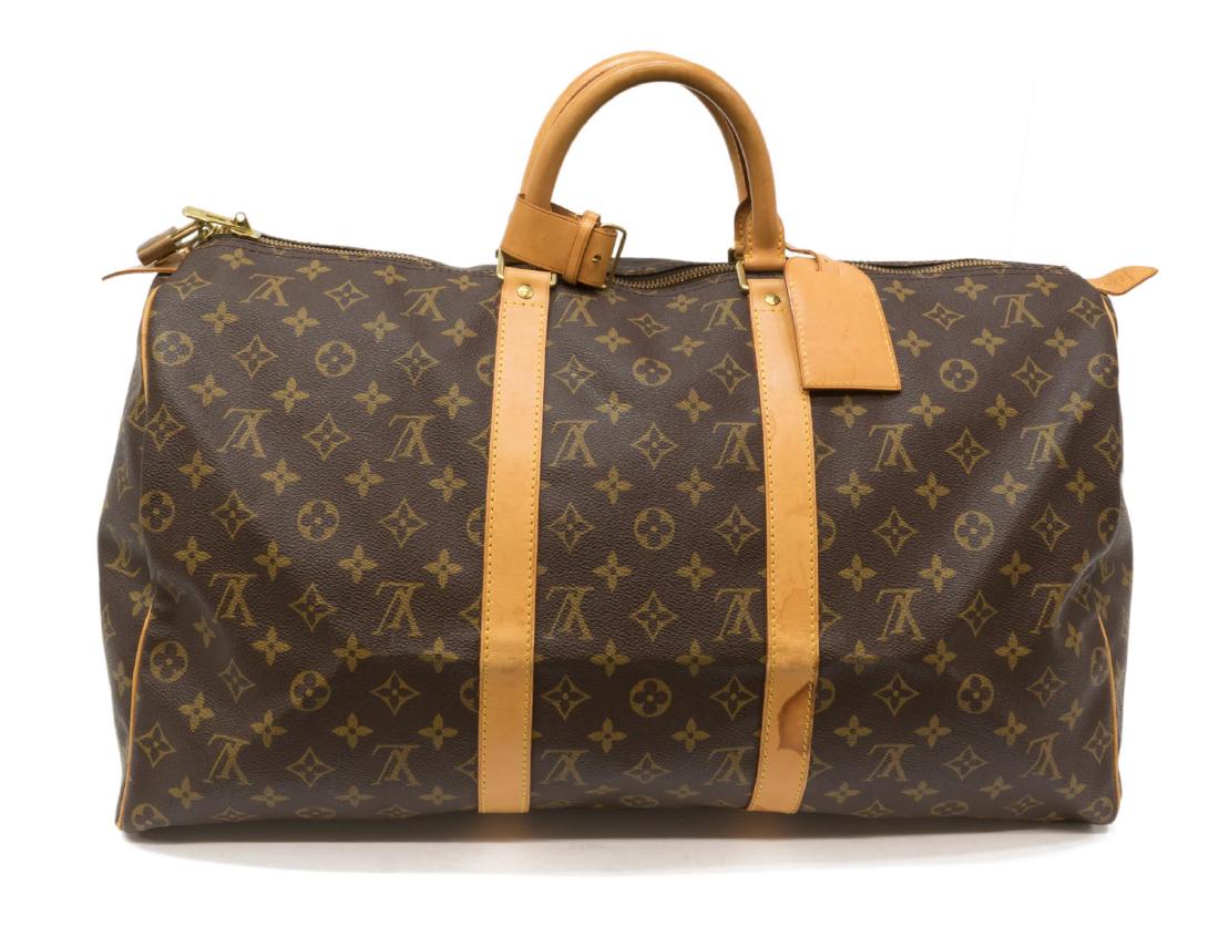 LOUIS VUITTON 'KEEPALL 50' MONOGRAM DUFFLE BAG (1 of 4)