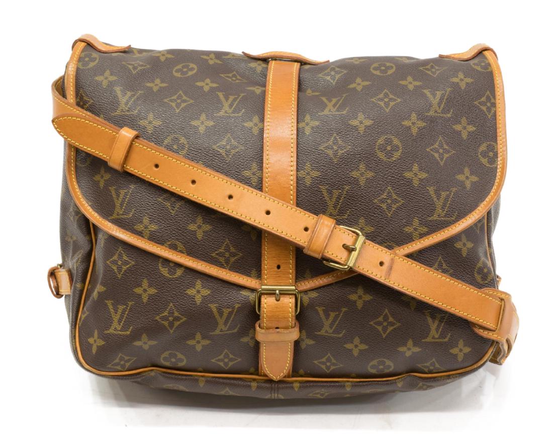 LOUIS VUITTON 'SAUMUR 30' MONOGRAM CROSSBODY BAG (1 of 5)