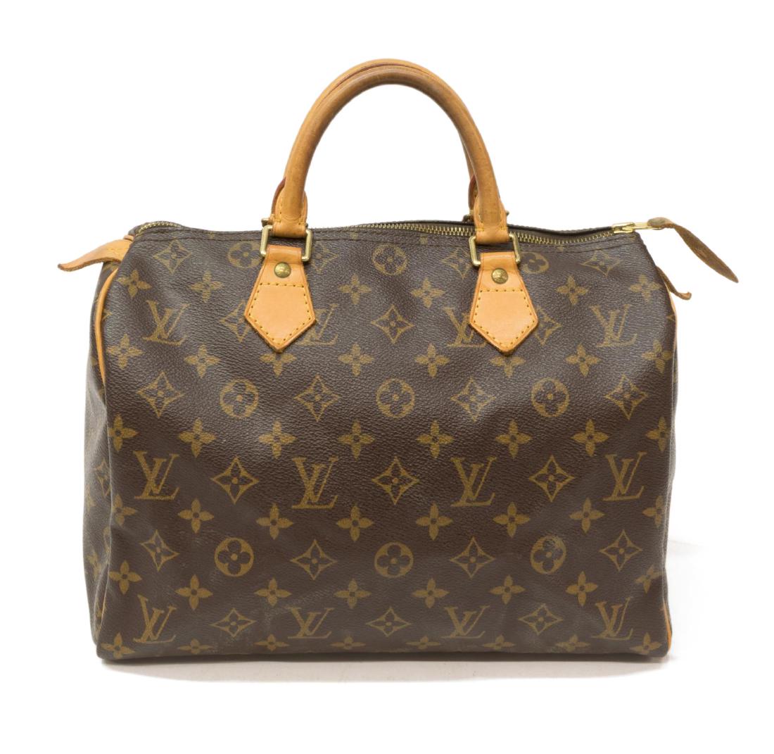 LOUIS VUITTON 'SPEEDY 30' MONOGRAM CANVAS HANDBAG (1 of 4)