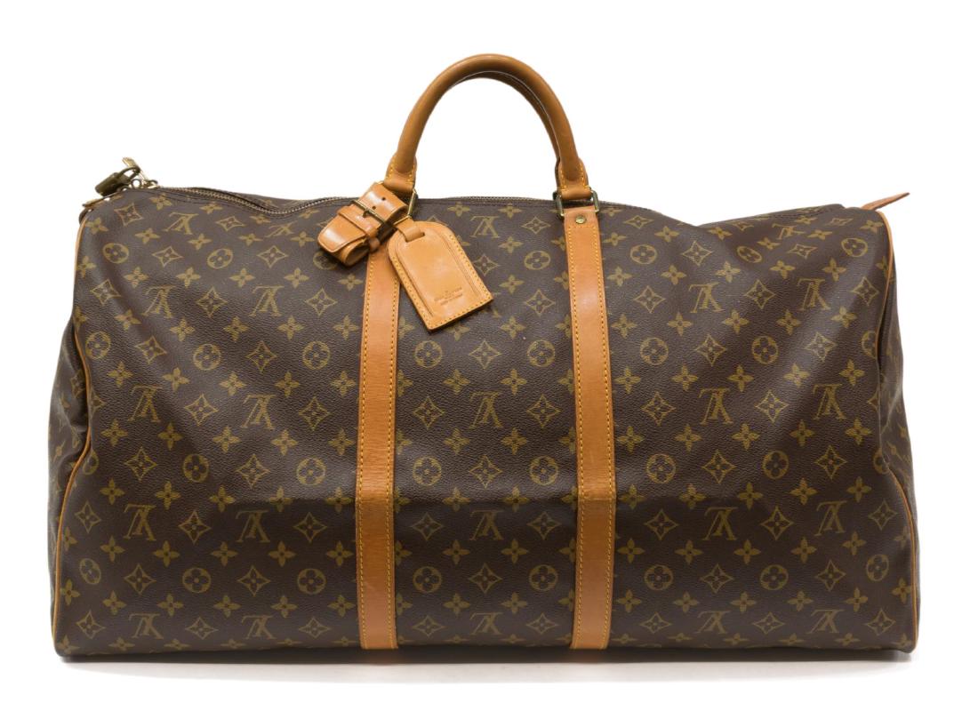 LOUIS VUITTON 'KEEPALL 60' MONOGRAM DUFFLE BAG (1 of 4)