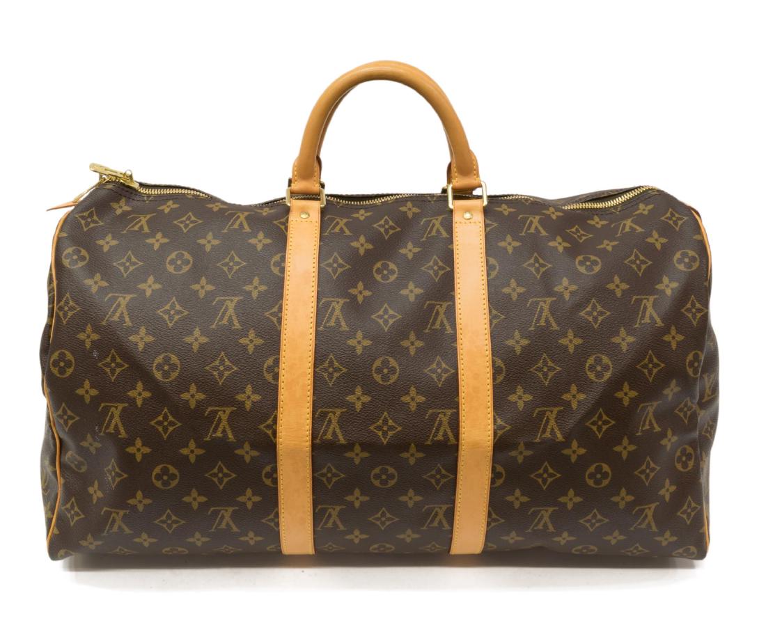 LOUIS VUITTON 'KEEPALL 50' MONOGRAM CANVAS (1 of 4)