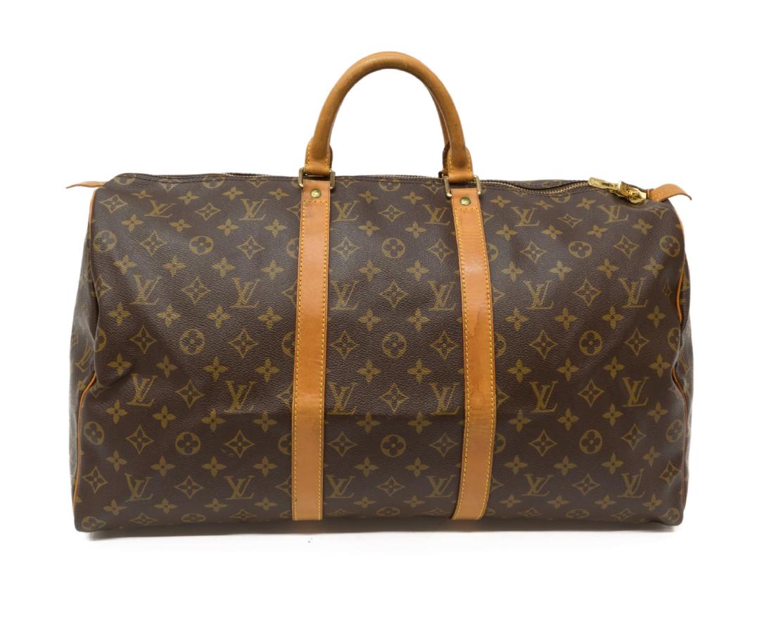 LOUIS VUITTON 'KEEPALL 50' MONOGRAM CANVAS DUFFLE (1 of 4)