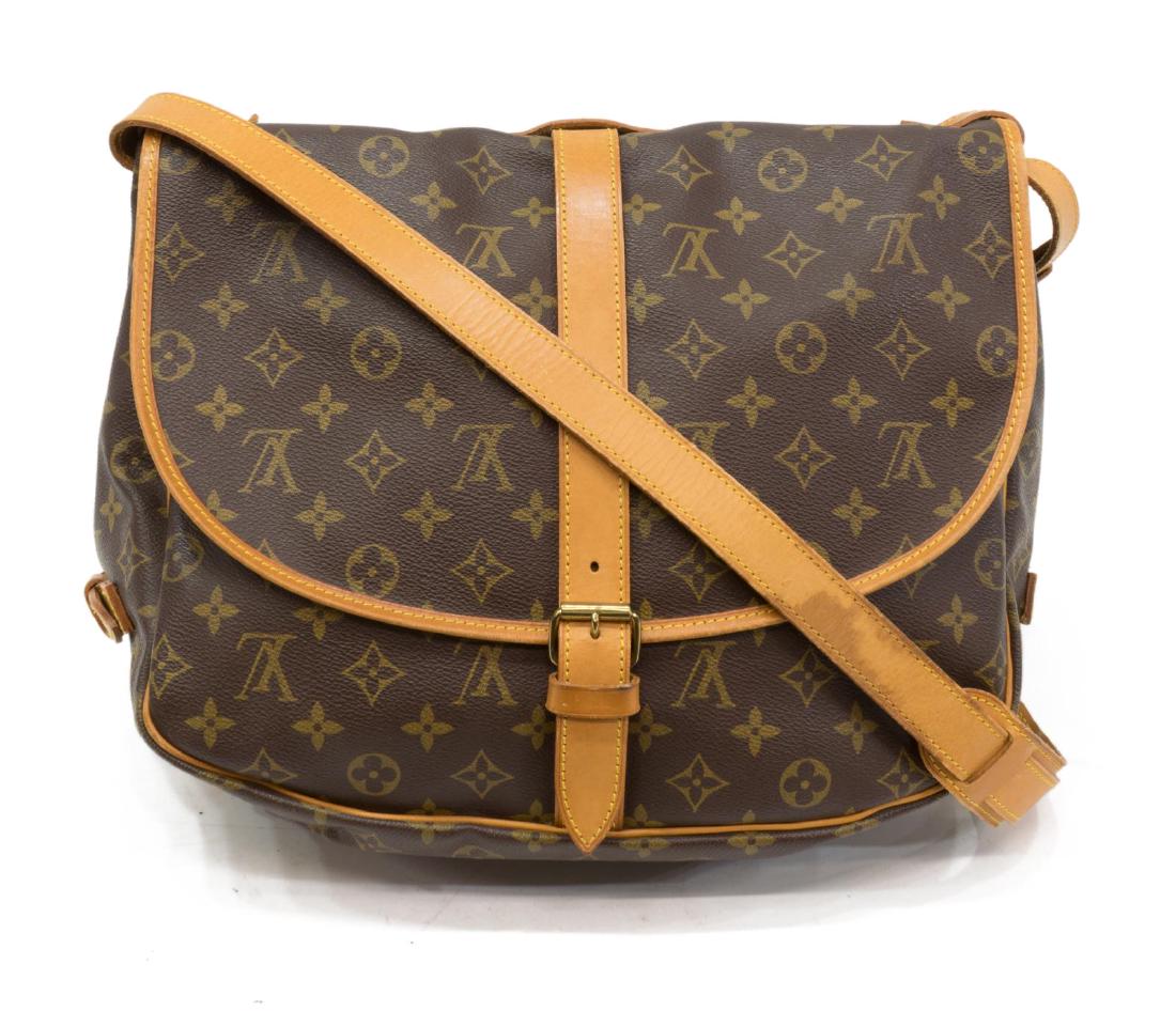 LOUIS VUITTON 'SAUMUR 30' MONOGRAM CROSSBODY BAG (1 of 5)