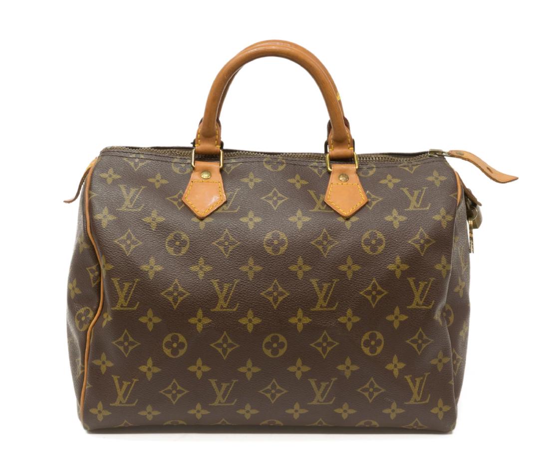 LOUIS VUITTON 'SPEEDY 30' MONOGRAM CANVAS HANDBAG (1 of 4)