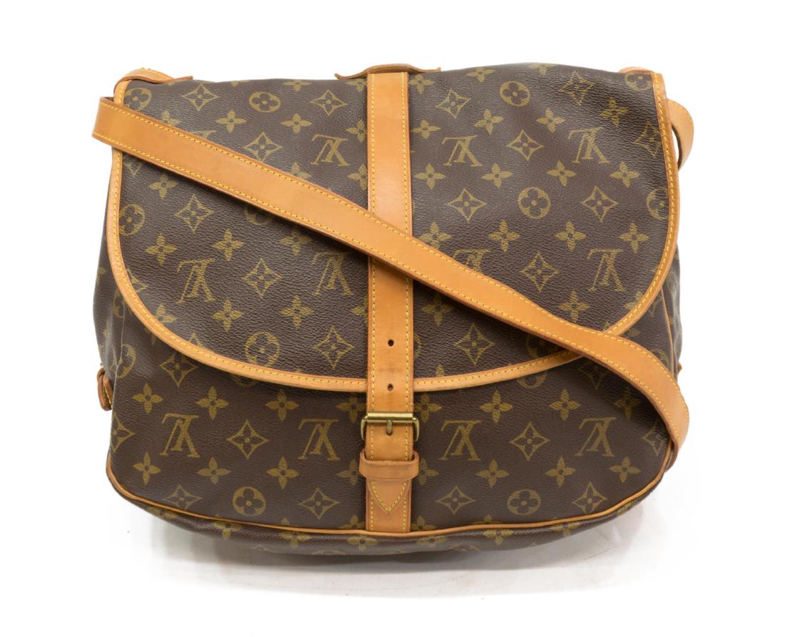 LOUIS VUITTON 'SAUMUR 30' MONOGRAM CROSSBODY BAG (1 of 5)