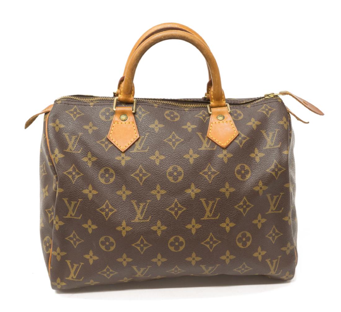 LOUIS VUITTON 'SPEEDY 30' MONOGRAM CANVAS HANDBAG (1 of 4)