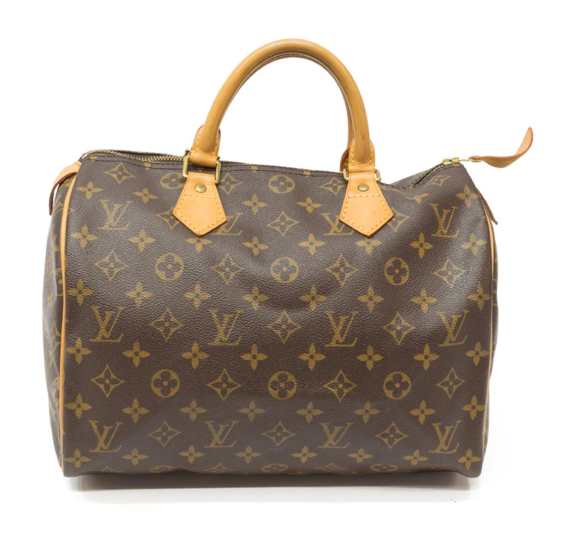 LOUIS VUITTON 'SPEEDY 30' MONOGRAM CANVAS HANDBAG (1 of 4)