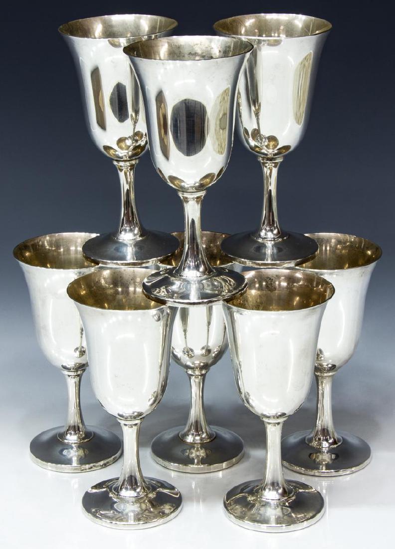 (8) AMERICAN WALLACE STERLING SILVER GOBLETS