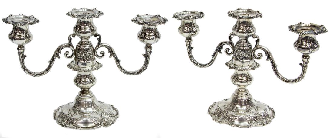 (PR) REED & BARTON 'FRANCIS' STERLING CANDELABRAS (1 of 3)