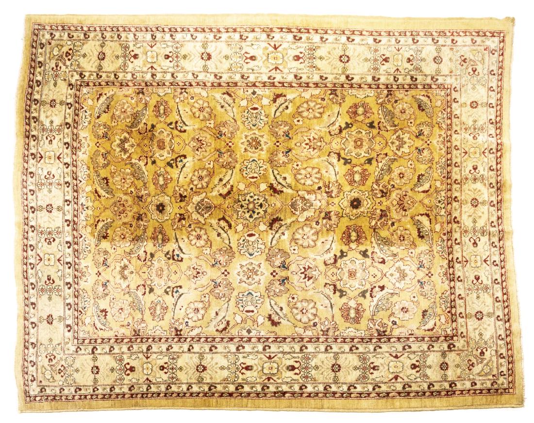 PERSIAN STYLE HAND-TIED WOOL RUG, 9'3" X 7'9" (1 of 3)