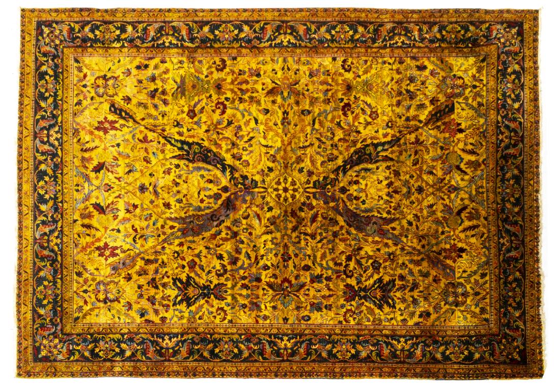 HAND-TIED MEMLOOK STYLE RUG 12'2" X 8'11" (1 of 3)