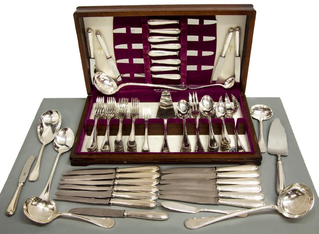 (102) LARGE CHRISTOFLE 'PERLES' FLATWARE SERVICE (1 of 5)