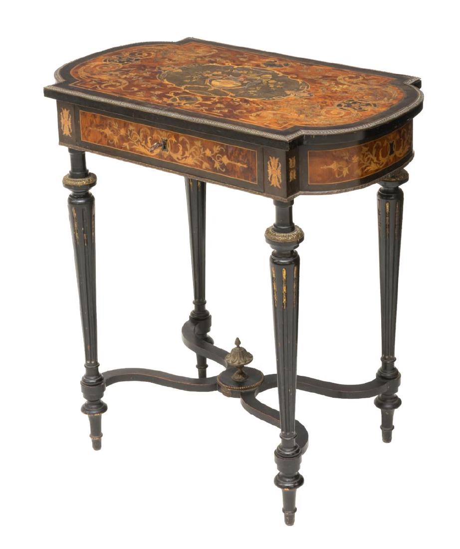 FRENCH NAPOLEON III MARQUETRY DRESSING TABLE (1 of 4)