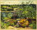 GASTON SEBIRE (D.2001) FRAMED GARDEN OIL PAINTING