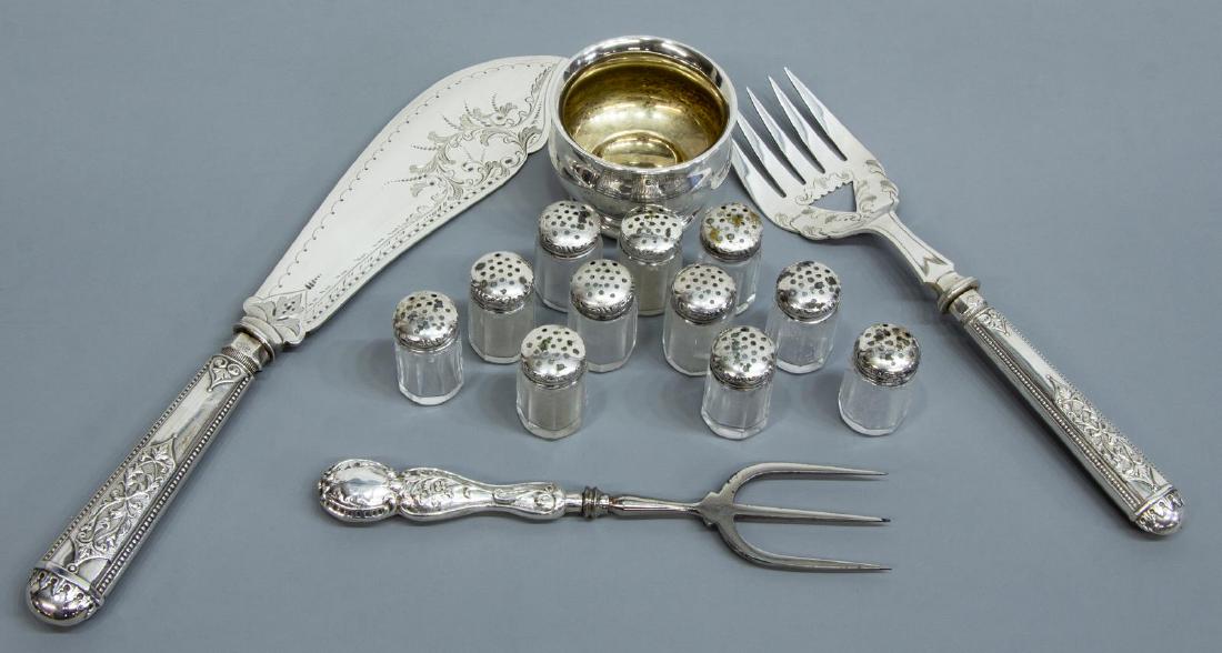 (15) COLLECTION OF STERLING, SILVERPLATE TABLEWARE (1 of 6)
