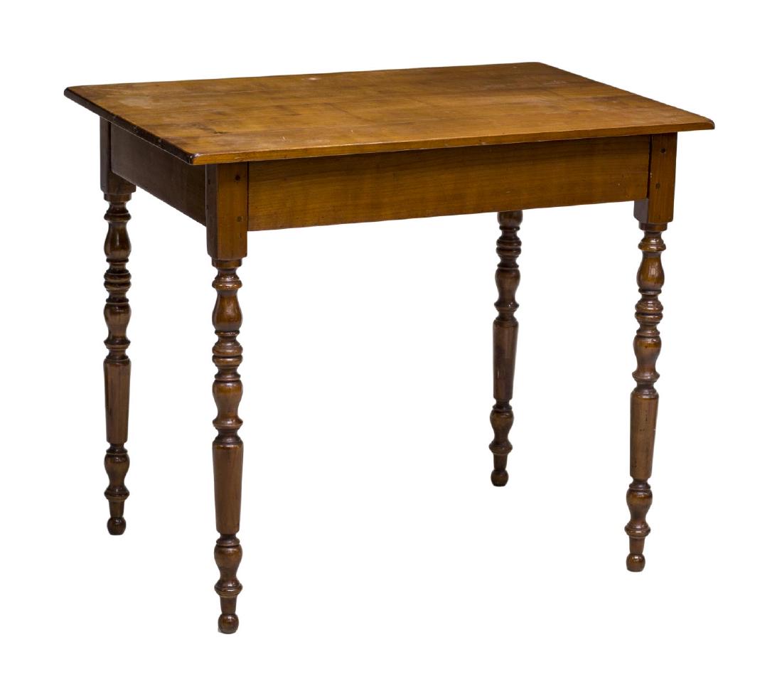 FRENCH OCCASIONAL TABLE W/HIDDEN TRIM DRAWER (1 of 2)