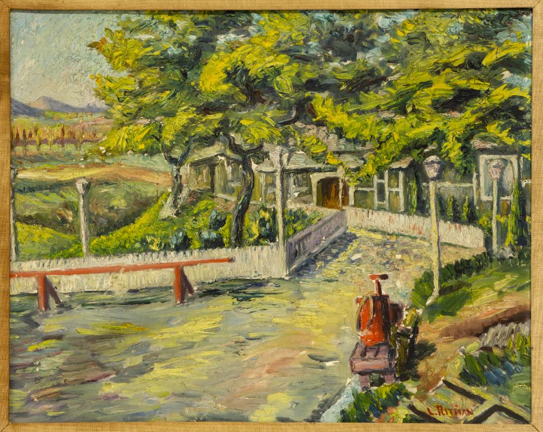 LOUIS RITMAN (D.1963) OIL ON CANVAS PAINTING (1 of 5)