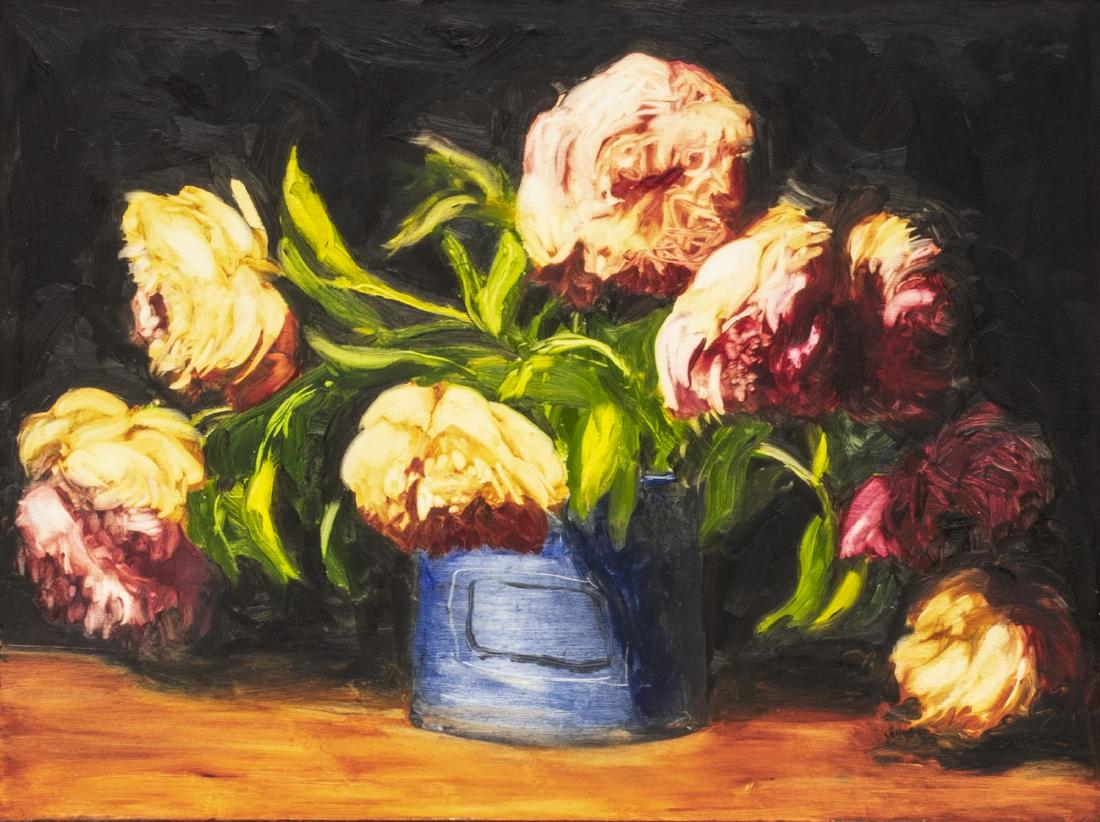 JANICE MASON STEVENS (CANADA, 20th/21st c.), PEONY (1 of 3)