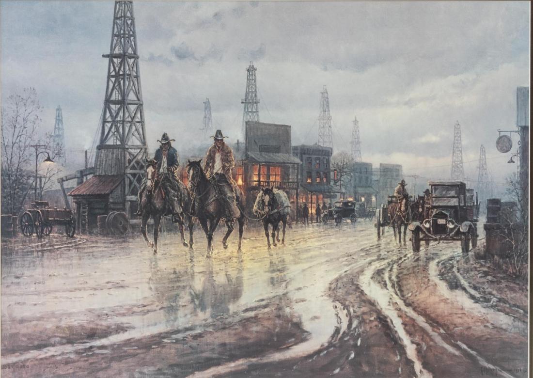 G. HARVEY (TX, D.2017) 'DOWNTOWN DRIFTERS' PRINT (1 of 4)