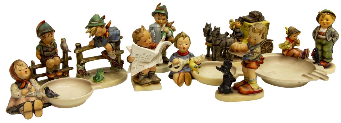 (10) HUMMEL FIGURES, FB, SB, MAIL COACH (1 of 6)