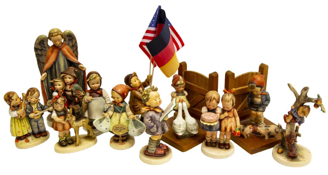 (10) HUMMEL FIGURES, CM, FB, BOOKENDS (1 of 6)