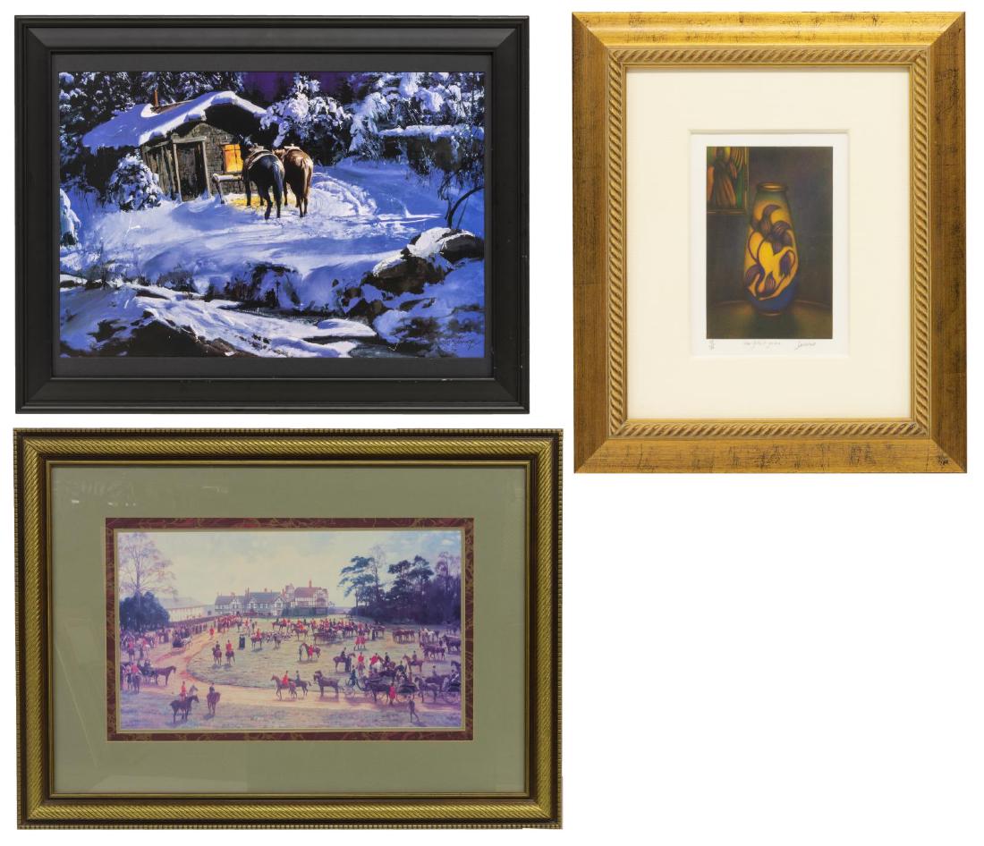 (3) LOT OF FRAMED PRINTS, ETCHING, STAVROWSKY (1 of 5)