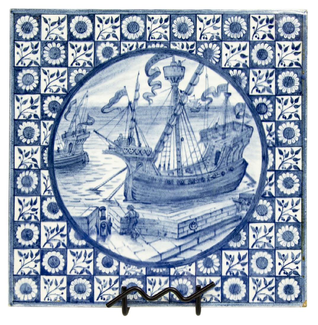 MINTON TILE WORKS GLAZED TILE EDWARD POYNTER V&A (1 of 4)