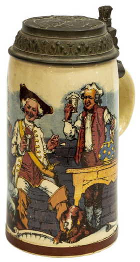 vintage pottery beer steins