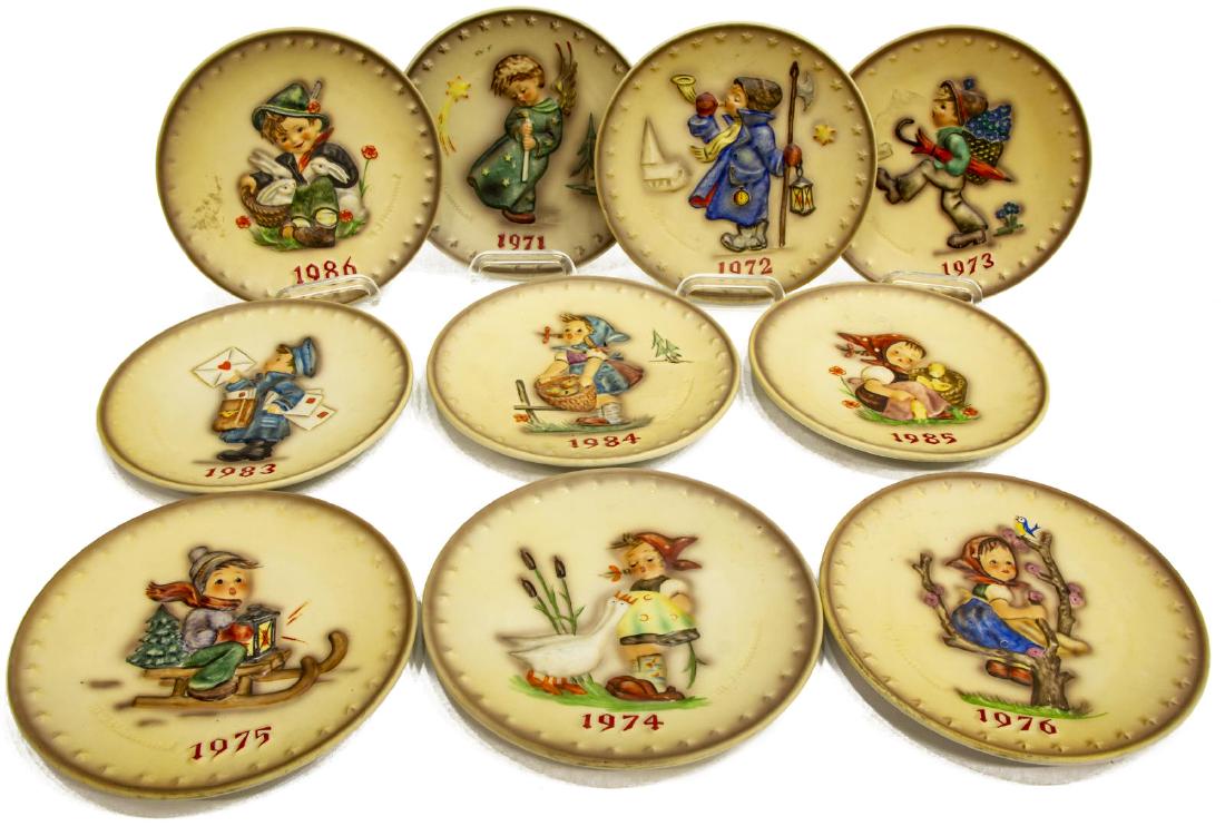 (10) HUMMEL PLATES, 1971-1976, 1983-1986 (1 of 6)