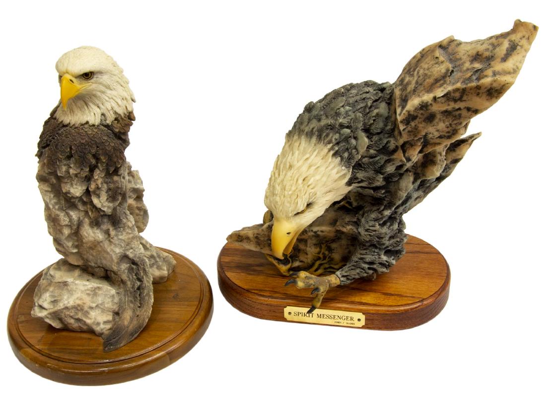 (2) MILL CREEK STUDIOS COMPOSITE EAGLE FIGURES (1 of 8)