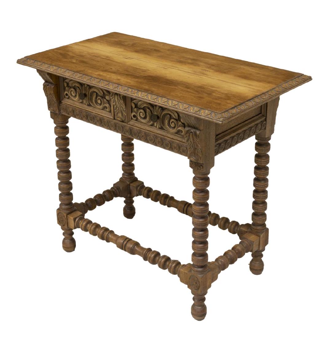 SPANISH COLONIAL STYLE TABLE, DUTCH WOODCRAFT (1 of 2)