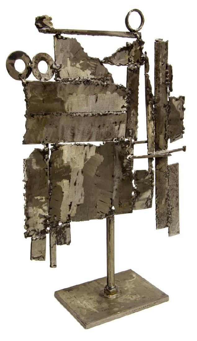 MODERNIST SATISH JOSHI ASSEMBLED STEEL SCULPTURE (1 of 3)