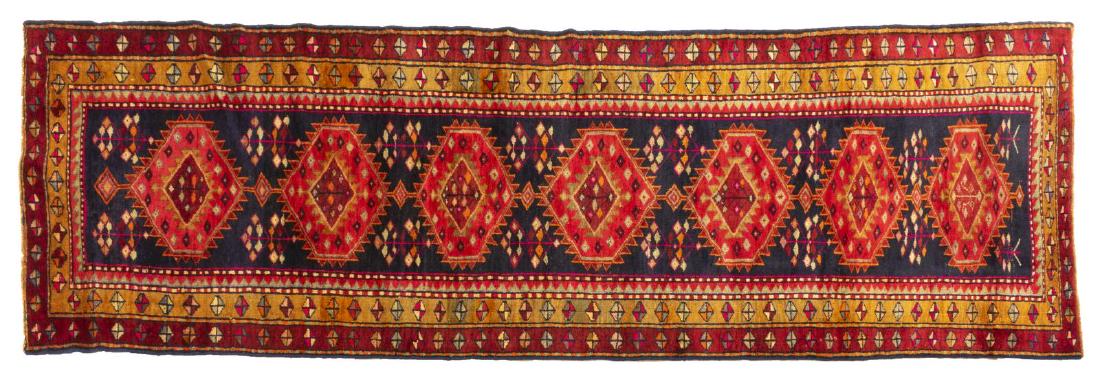 PERSIAN HAND-TIED ARDABIL RUNNER 11'10X3'6 (1 of 3)