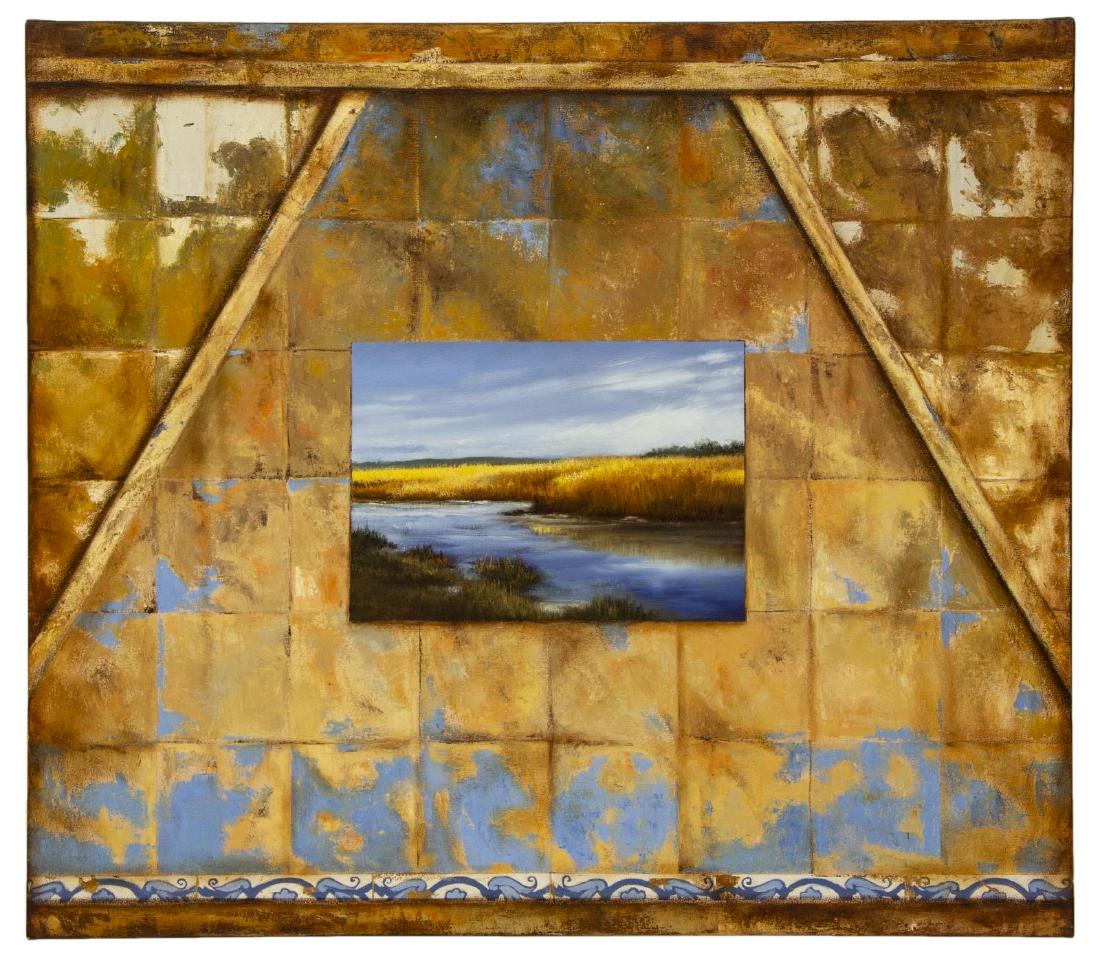 SCOTT DUCE (B.1956) ACRYLIC ON CANVAS PAINTING (1 of 5)