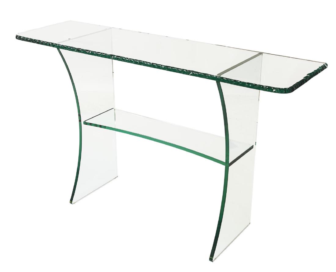 FRENCH MODERN DESIGN CRYSTAL CONSOLE TABLE (1 of 3)