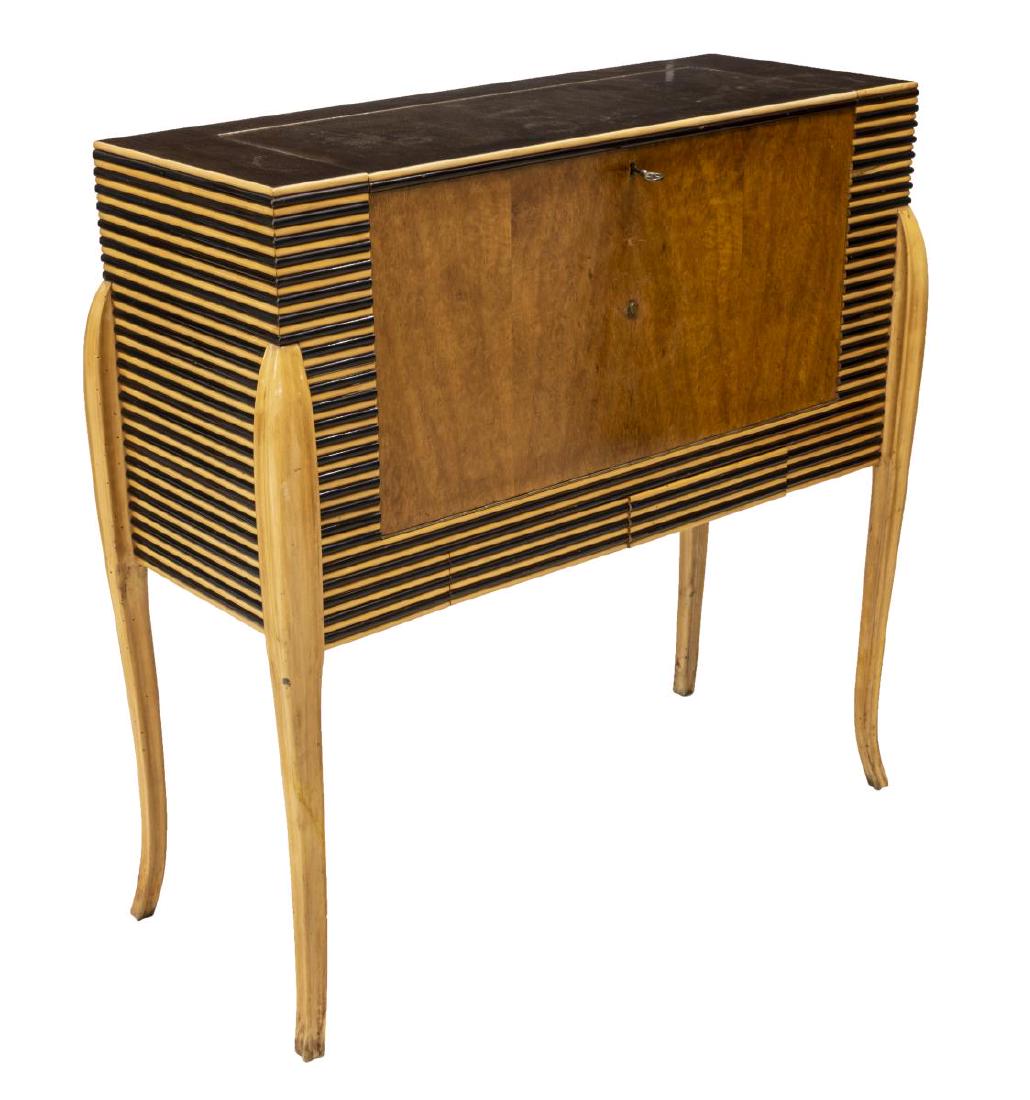 ITALIAN MID-CENTURY MODERN MIRRORED BAR CABINET (1 of 4)