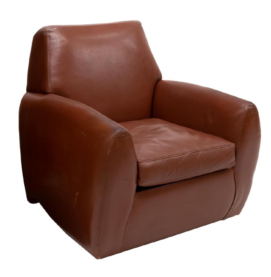 Dakota Jackson Ke Zu Leather Swivel Club Chair Nov 10 2018