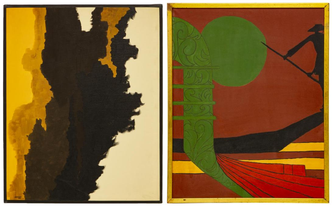 (2) CHARLES SEIDMAN (B.1942) MID-CENTURY PAINTINGS (1 of 8)