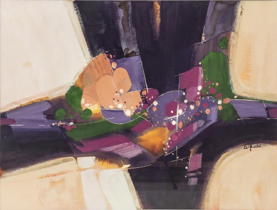 DRUSILLA PFANNSTIEL (1916-2009) ABSTRACT PAINTING (1 of 4)