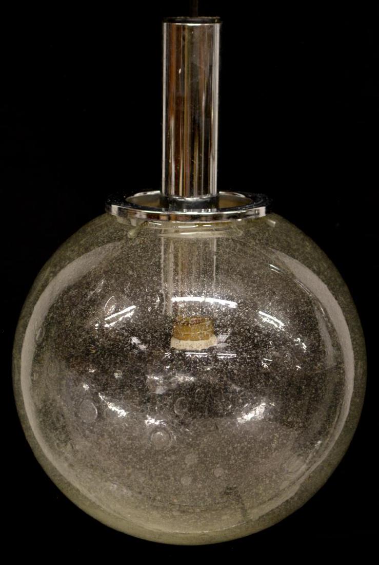 ITALIAN MID-CENTURY MODERN GLASS CEILING LAMP (1 of 2)