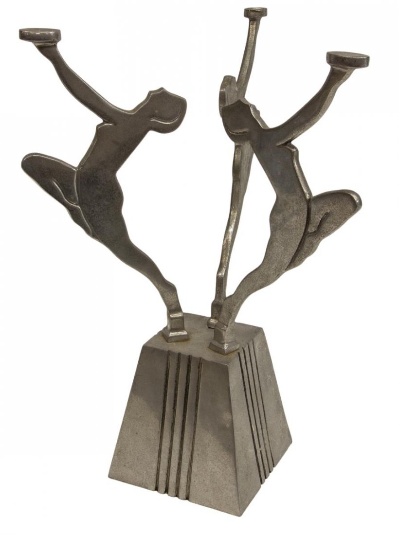 DECO STYLE SARSAPARILLA DESIGN ALUMINUM TABLE BASE (1 of 3)