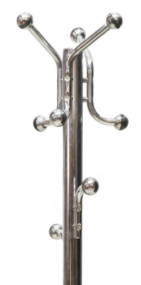 ITALIAN MODERN CHROME STEEL HALL TREE (1 of 3)