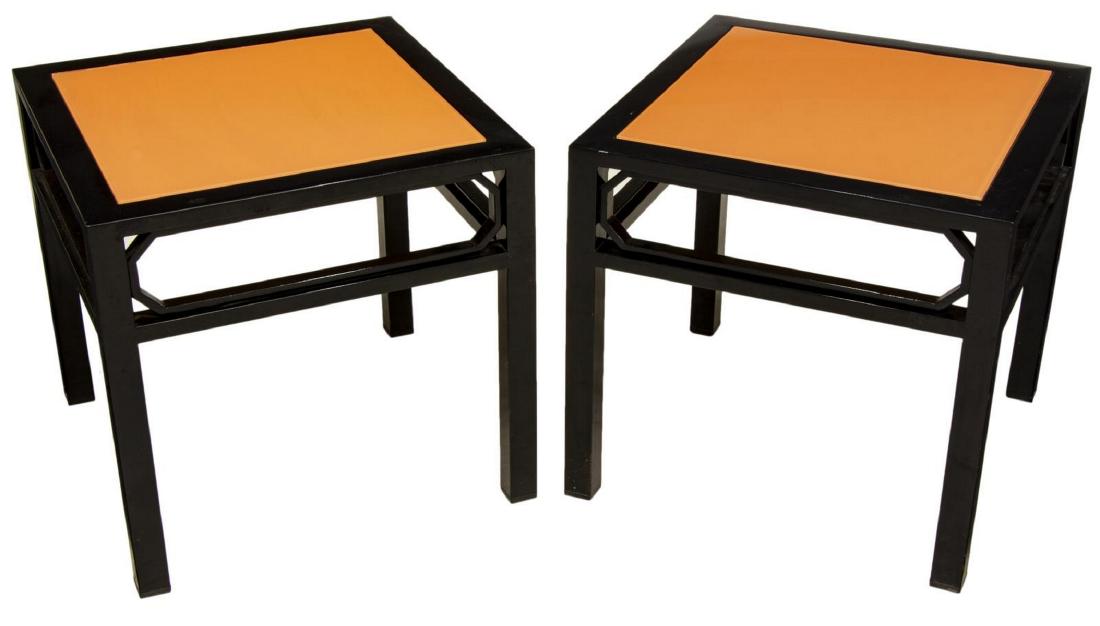 (PAIR) ITALIAN MID-CENTURY MODERN SOFA TABLES (1 of 2)