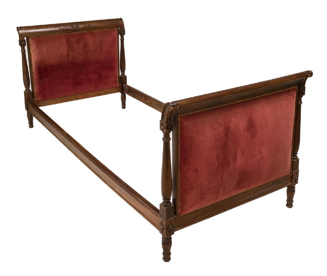 FRENCH EMPIRE STYLE SLEIGH BED (1 of 2)