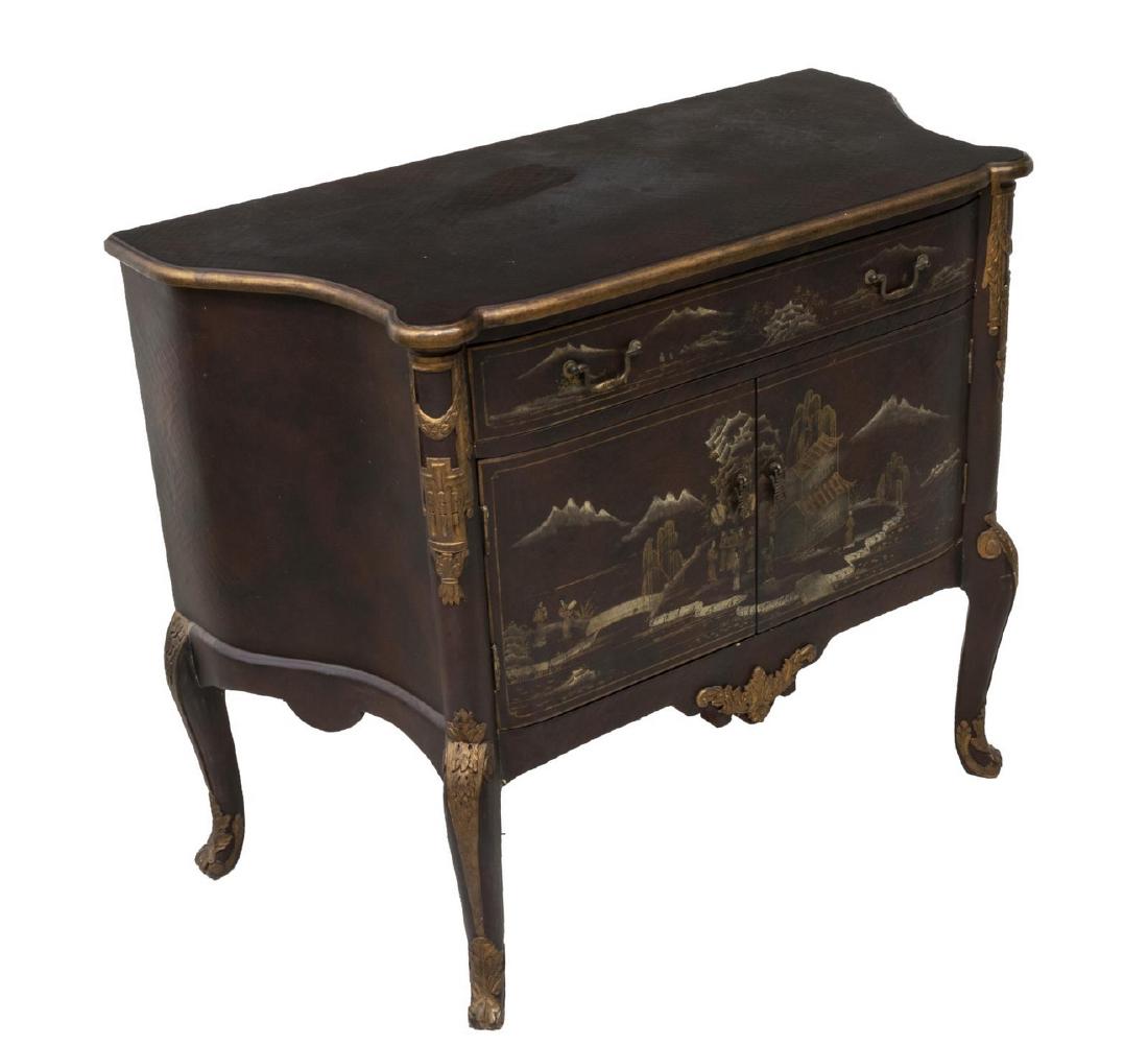 CHINOISERIE STYLE PARCEL GILT & PAINTED SIDEBOARD (1 of 4)