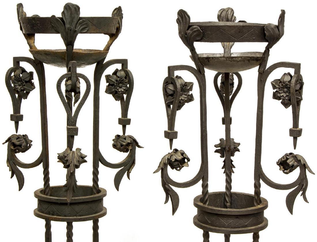 (2) ITALIAN WROUGHT IRON STANDS (1 of 3)