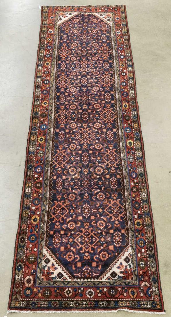 HAND-TIED PERSIAN ARDABIL FLOOR RUNNER 13' X 3'5" (1 of 4)