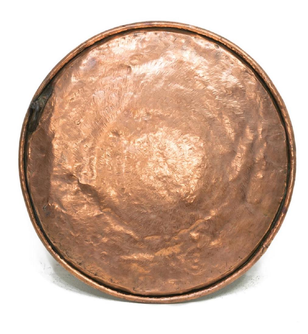 LARGE CONTINENTAL COPPER & IRON HANING PAN (1 of 2)