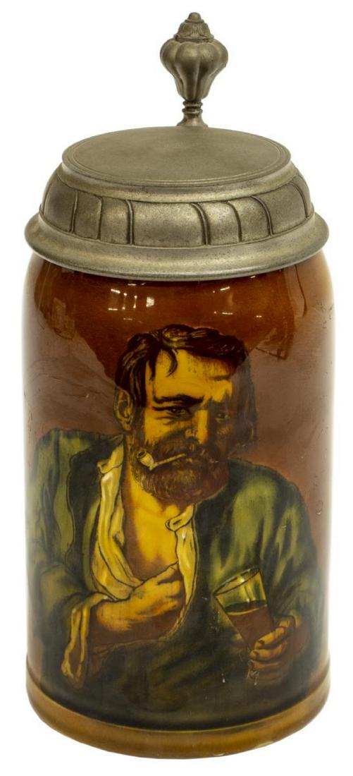 VILLEROY & BOCH METTLACH PORTRAIT STEIN, 6145 (1 of 4)